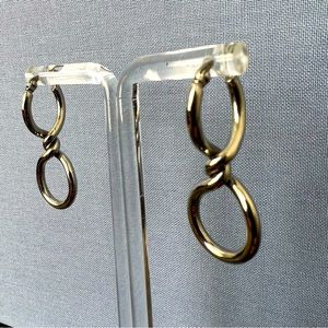Steel by design twisted dangle earrings